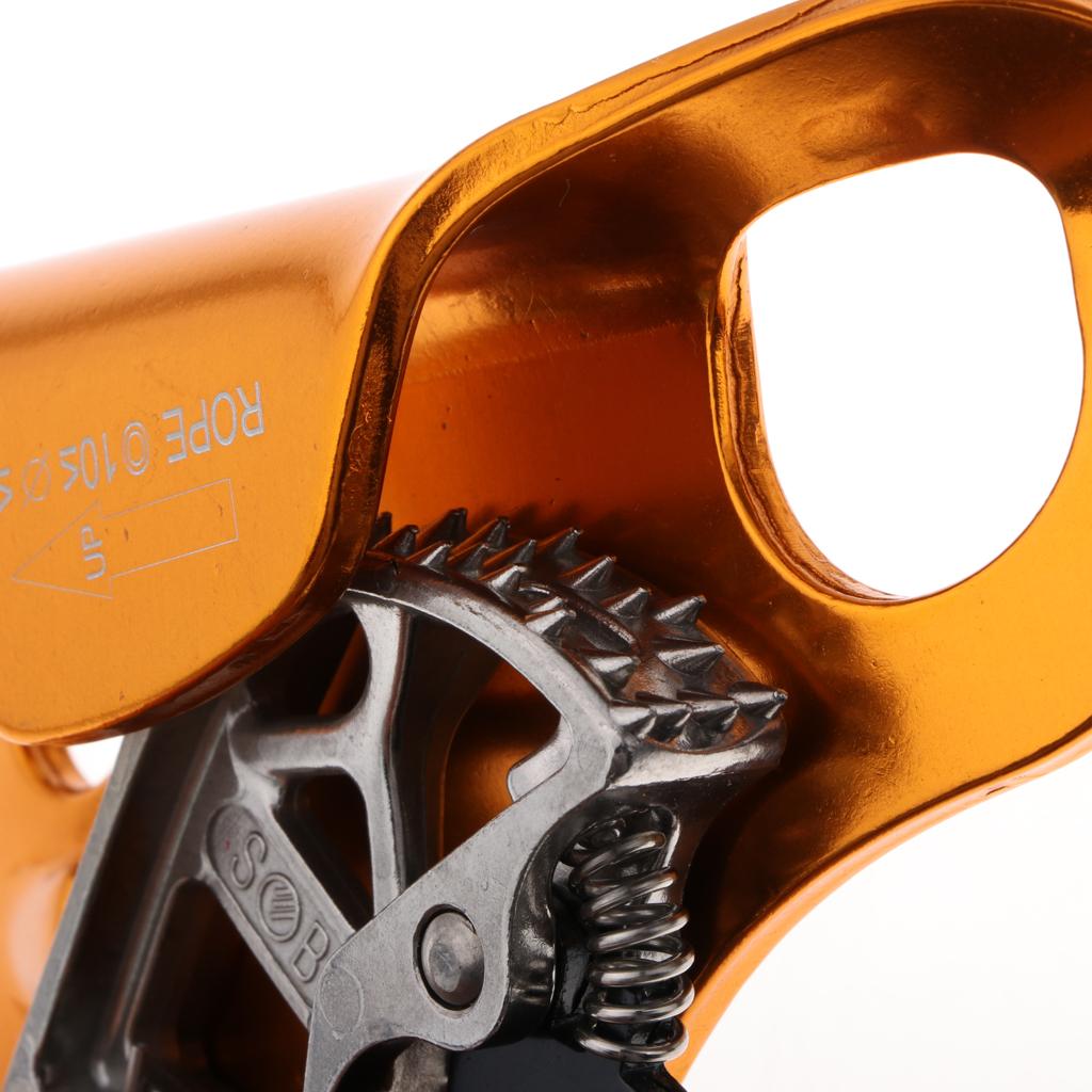 10kn Right/Left Hand Ascender with Free Decal for Outdoors Tree Rock Climbing Mountaineering