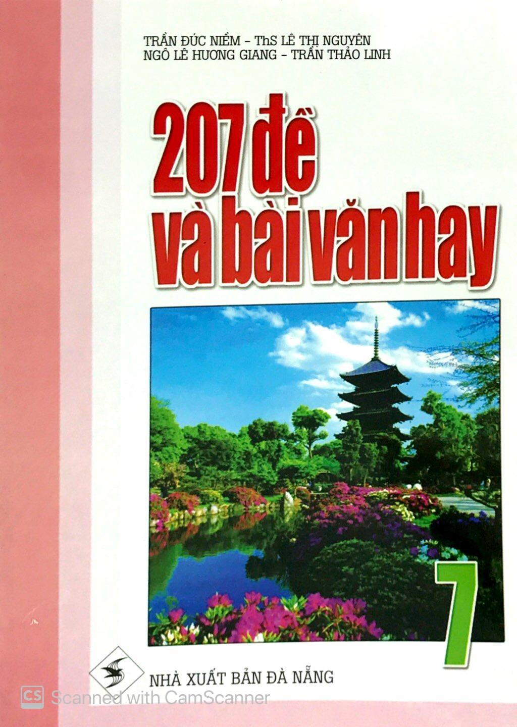 207 Đề Và Bài Văn Hay Lớp 7