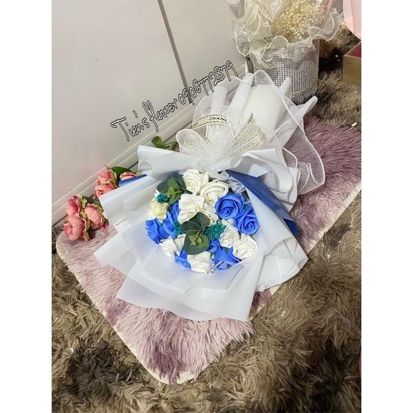 Bó hoa sáp mix cao cấp 20 bông