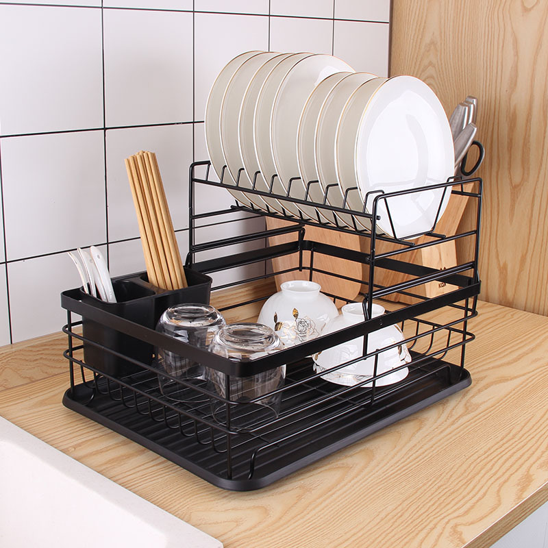 KỆ ĐỰNG CHÉN ĐĨA 2 TẦNG RÁO NƯỚC