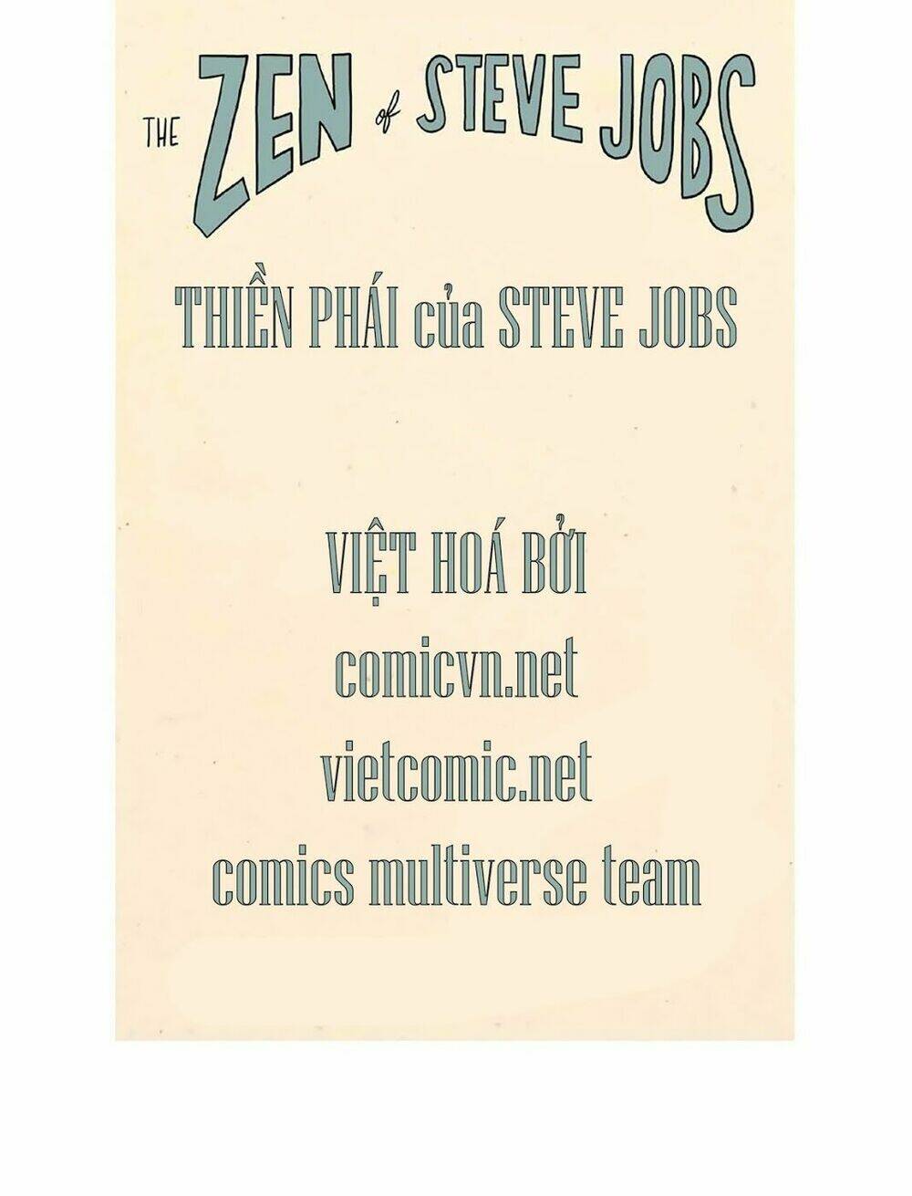 thiền phái của steve jobs | the zen of steve jobs chapter 1 2