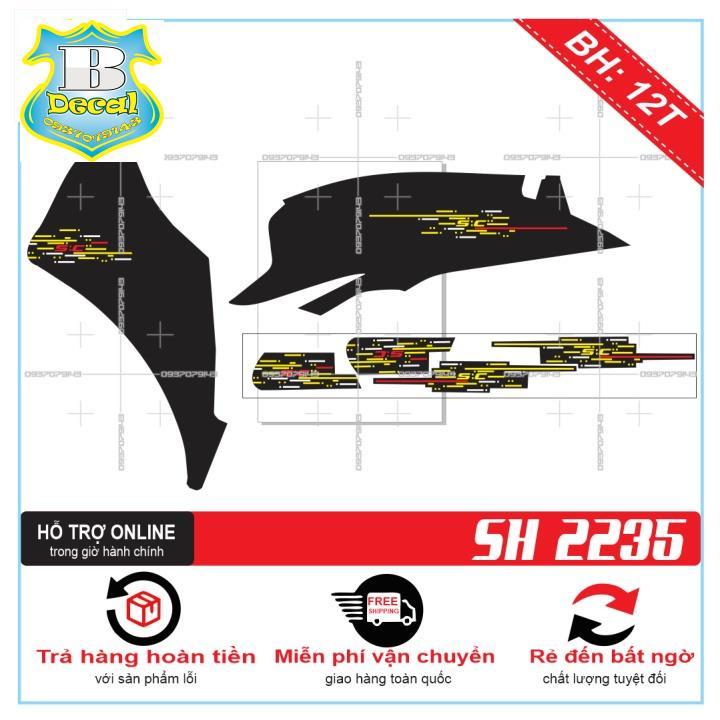 TEM XE SH CHẾ DÁN XE ĐEN