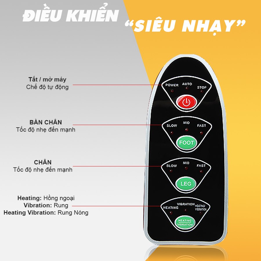 Máy massage chân hồng ngoại 3D OKACHI JP- 810 (màu Gold)