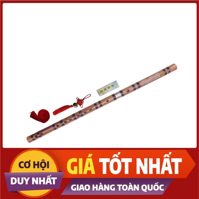 Free Ship Sáo Dizi nâu khớp Inox Cao Cấp