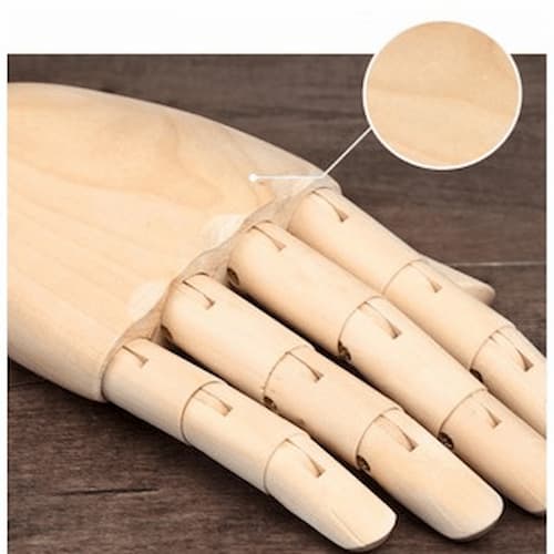 Nộm gỗ tay tạo hình Mont Marte - wooden hand