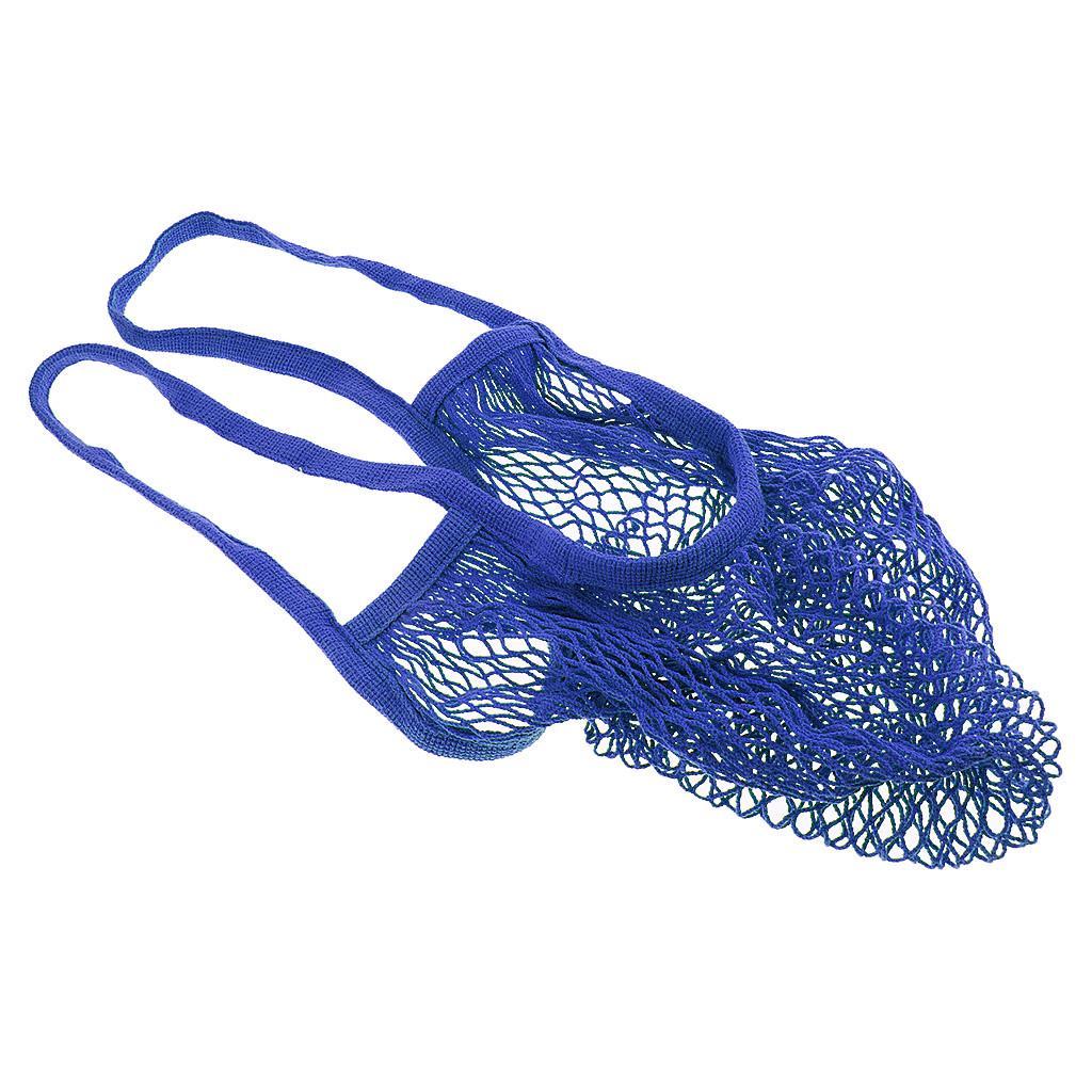 Pack of 2 String Cotton Shopping Grocery Bag Shopper Tote Mesh Turtle Bag