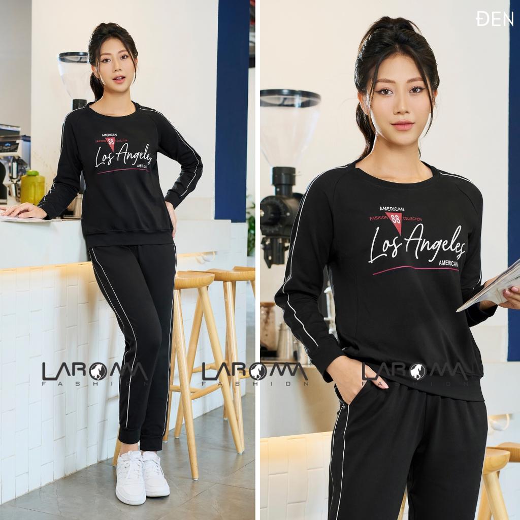 Bộ Quần Áo Thu Đông Cổ Cao Laroma Cho Nữ | Basic - Giữ Ấm - Vải Thơm - Kháng Khuẩn