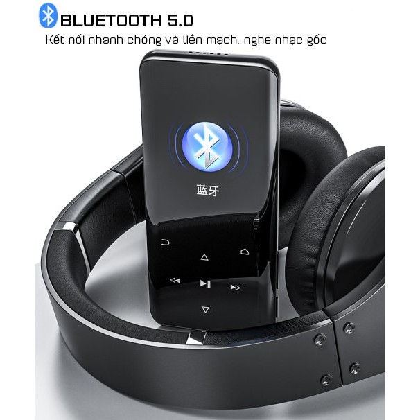 Máy Nghe Nhạc Cầm Tay RUIZU D25 Bluetooth Bộ Nhớ 8GB Tặng Kèm Tai Nghe,Cáp Sạc - Hàng Chính Hãng