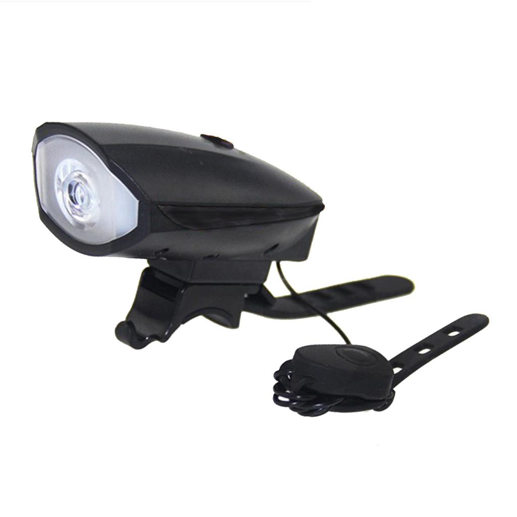 2in1Super Bright USB Led Bicycle Front Light with Built-in Horn 250 Lumens Waterproof 3 Light Modes Rechargeable Bike Bell Headlight Front Light Set