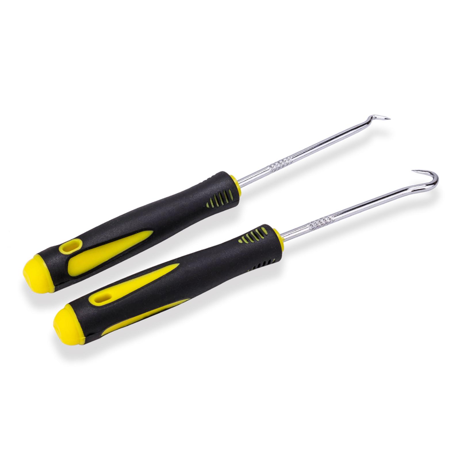 Hose Removal Set, 4 Piece Hook And Pick Set, Car Hook, Oil Seal Puller, O-Ring Hook, Vacuum Hoses