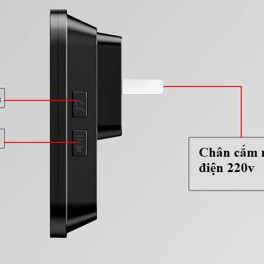 Chuông Báo Khách Cho Cửa Hàng, Siêu Thị, Nhà Ở, Chống Trộm Cảm Biến Chuyển Động M86DK