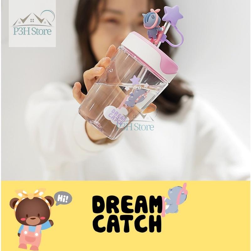 Ly nhựa có ống hút Lock&Lock Dream Catcher dung tích 520ml ABF779