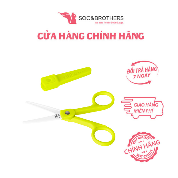 Kéo cắt thức ăn cho bé Bbluv Kut màu Lime