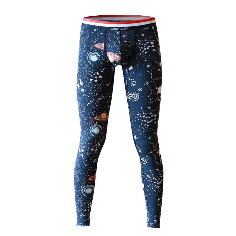 Mùa Đông Ấm Nam Dài Johns In Bông Quần Lót Nam Quần Lót Sinh Nhiệt Ấm Quần Legging Nam Quần Sinh Nhiệt Qk30
