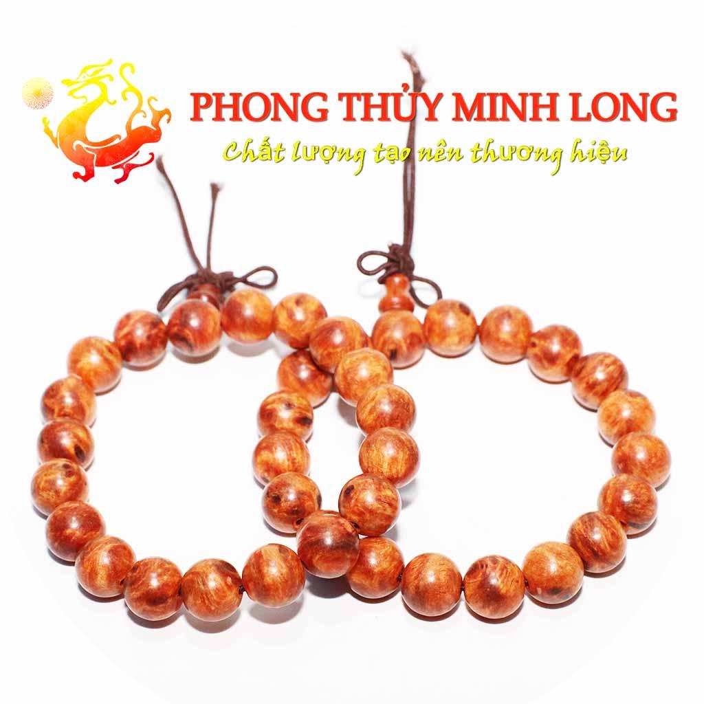 Vòng tay gỗ nu Huyết Rồng siêu đẹp size 10 ly