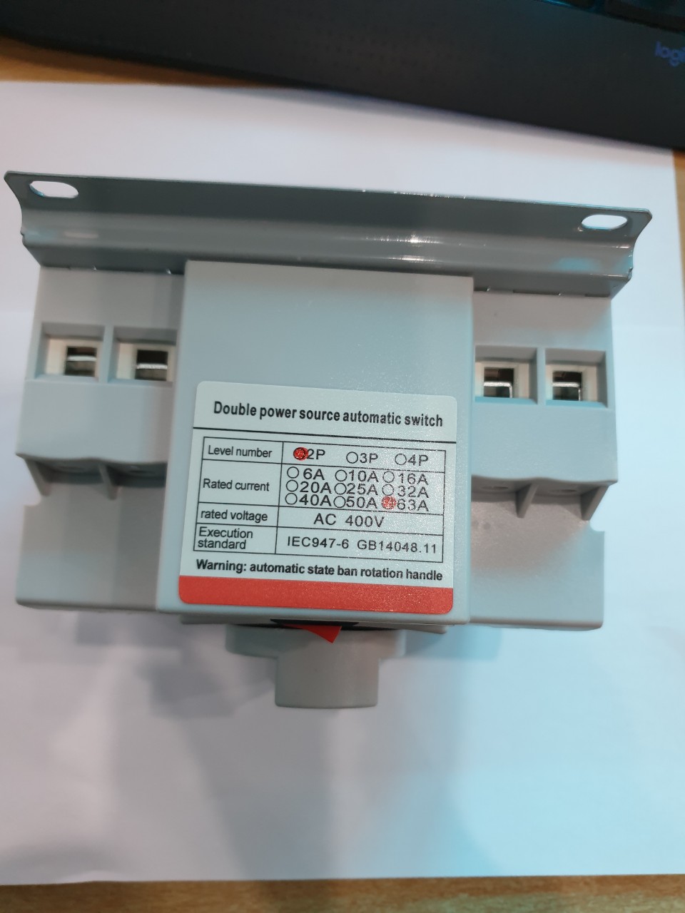 Bộ chuyển đổi nguồn điện ATS 2P 63A