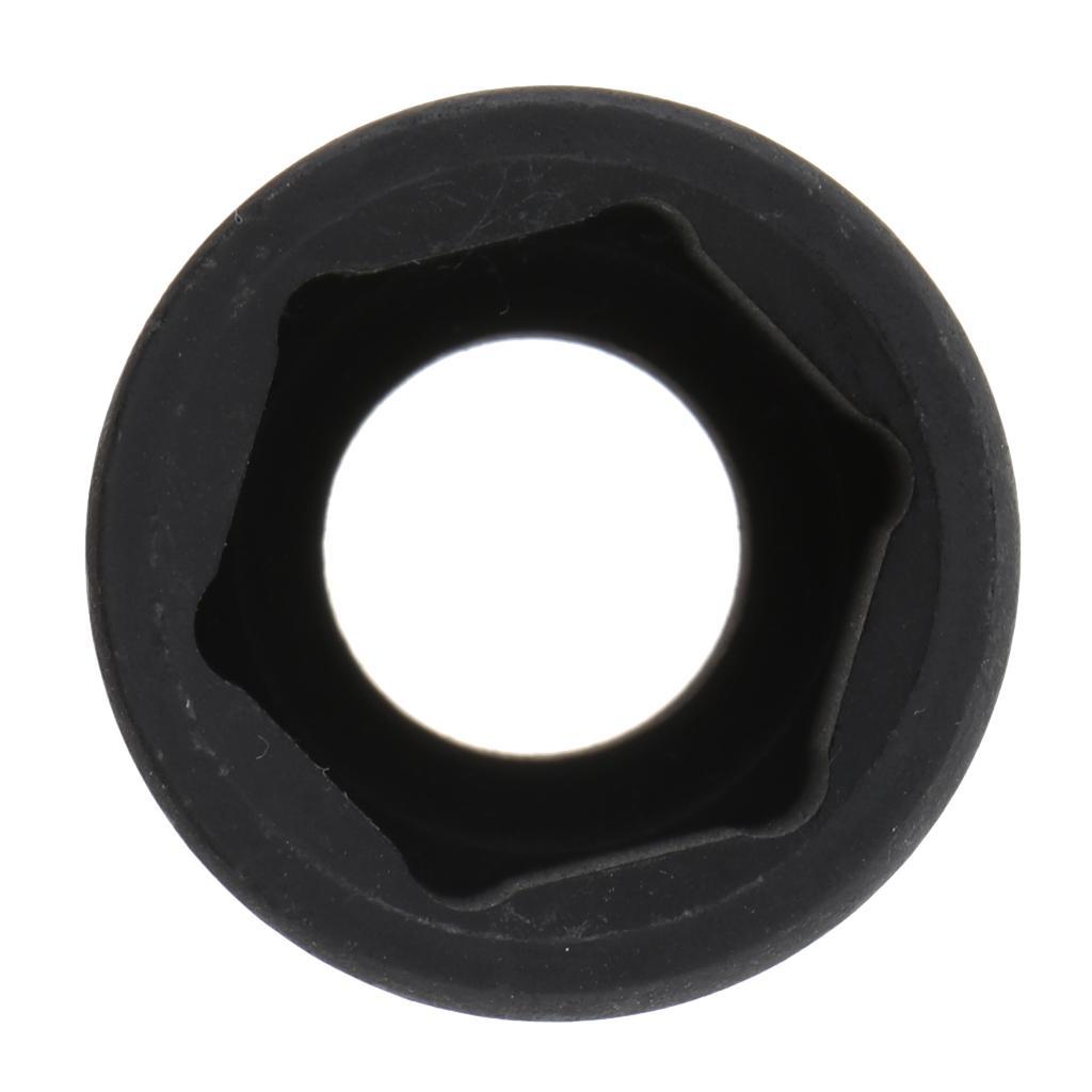 3-6pack 38mm Long 12.5mm 1/2 Drive 6 Point Hex Deep Metric Impact Socket Wrench