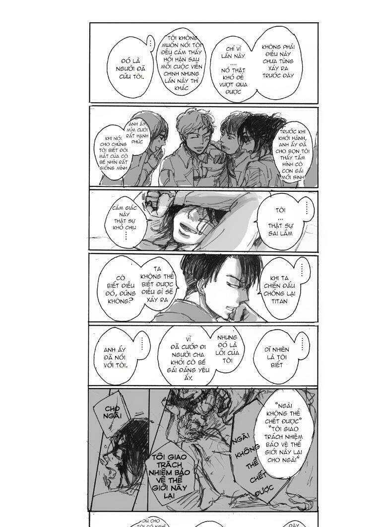 tấn công người khổng lồ - doujinshi levihan chapter 12 7