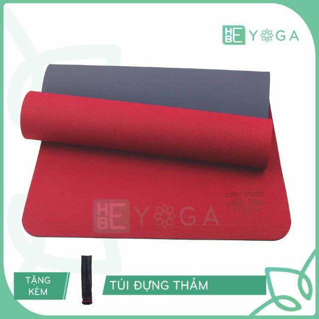 Thảm yoga TPE 2 lớp dày 8ly. Thảm yoga. HCM