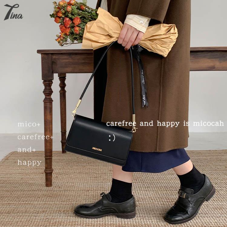 Túi đeo vai nữ Micocah 2021 thiết kế đơn giản, có dây dài đeo chéo (NSE495) (M415)