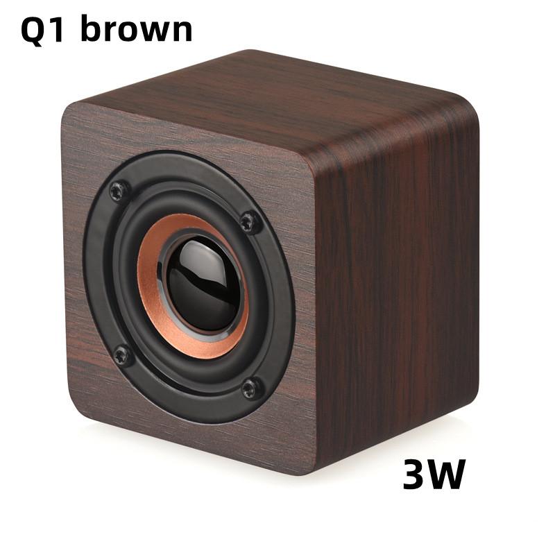 20W loa bluetooth gỗ 20W Color: Q1 BLACK