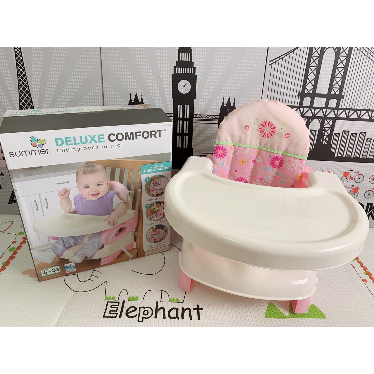 Ghế ăn dặm cao cấp siêu nhẹ Summer Infant Deluxe