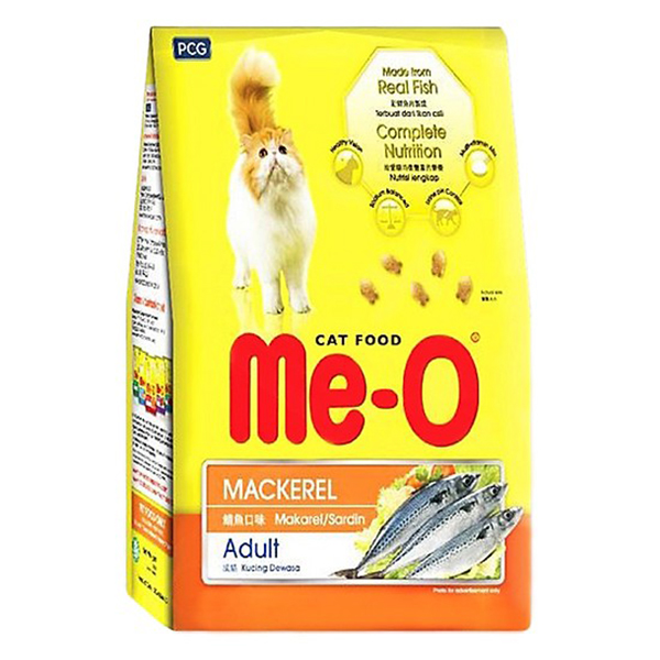 Thức Ăn Cho Mèo  Me-O Adult Vị Cá Thu (350g) - 20 Gói ( Bao 7kg có 20 Gói lẻ 350gr)