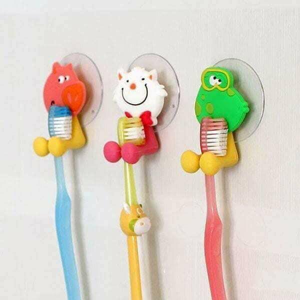 KẸP TREO BÀN CHẢI ĐÁNH RĂNG HÌNH THÚ CHO BÉ.