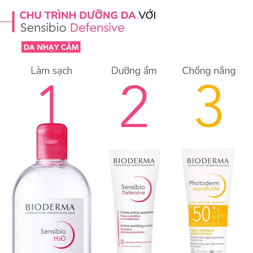 Kem Dưỡng Ẩm Và Làm Dịu Da Dành Cho Da Nhạy Cảm Bioderma Sensibio Defensive 40ml