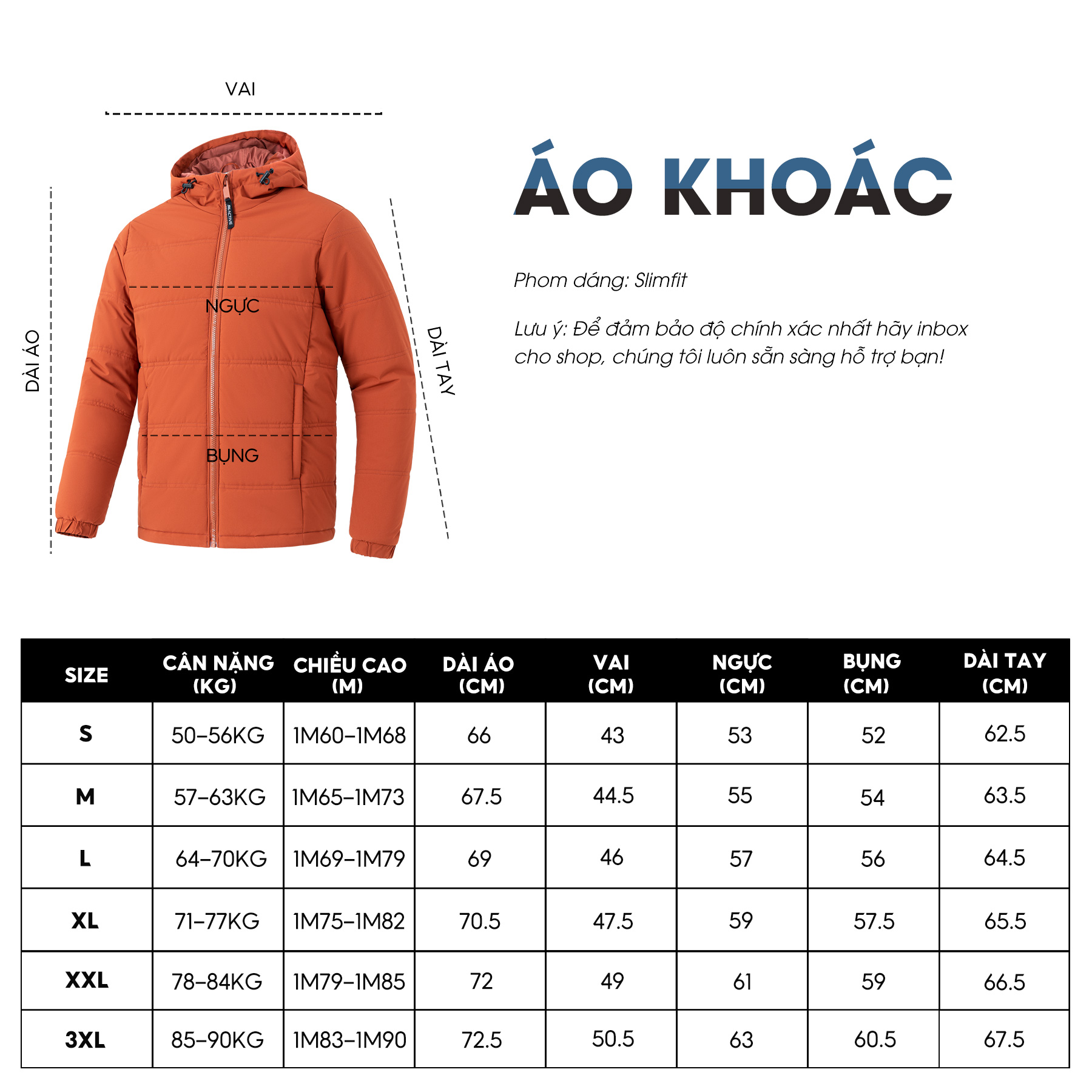 Áo Phao Chần Bông Nam 5S FASHION PREMIUM, Chất Liệu Cao Cấp, Bông Chần Dày Dặn, Siêu Ấm, Thiết Kế Trơn Basic