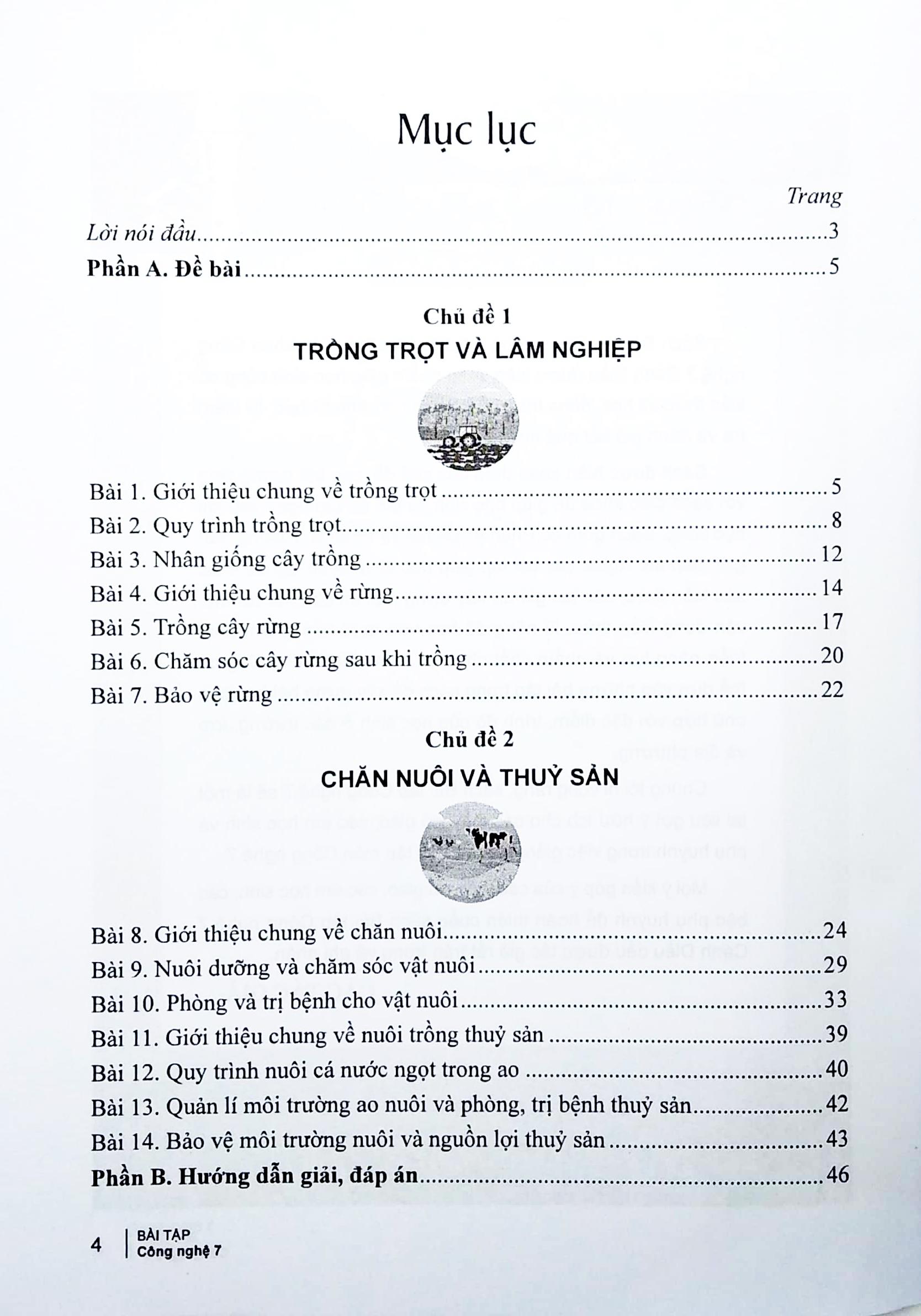 Bài Tập Công Nghệ 7 (Cánh Diều) (2022)