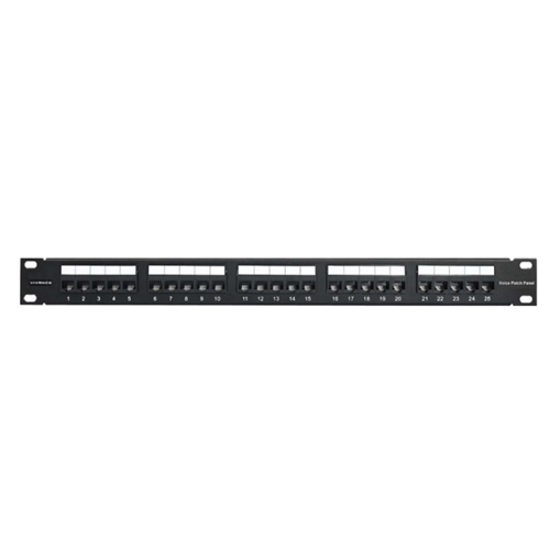 Bảng cắm Patch Panel VIVANCO 25 port voice Unshielded - Hàng Chính Hãng