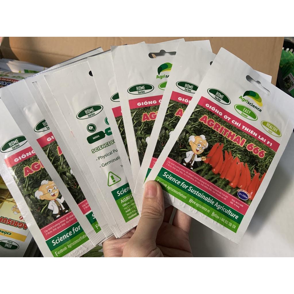 Hạt Giống Ớt Chỉ Thiên Lai F1 - AGRI THAI 666