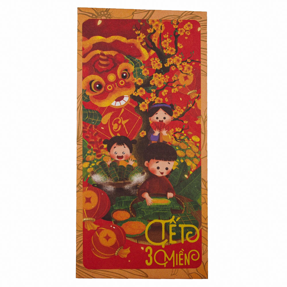 Tết 3 miền - Set 6 bao lì xì