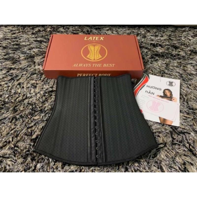 Đai latex 25 xương dài 29 cm thông hơi tăng kèm thanh nới