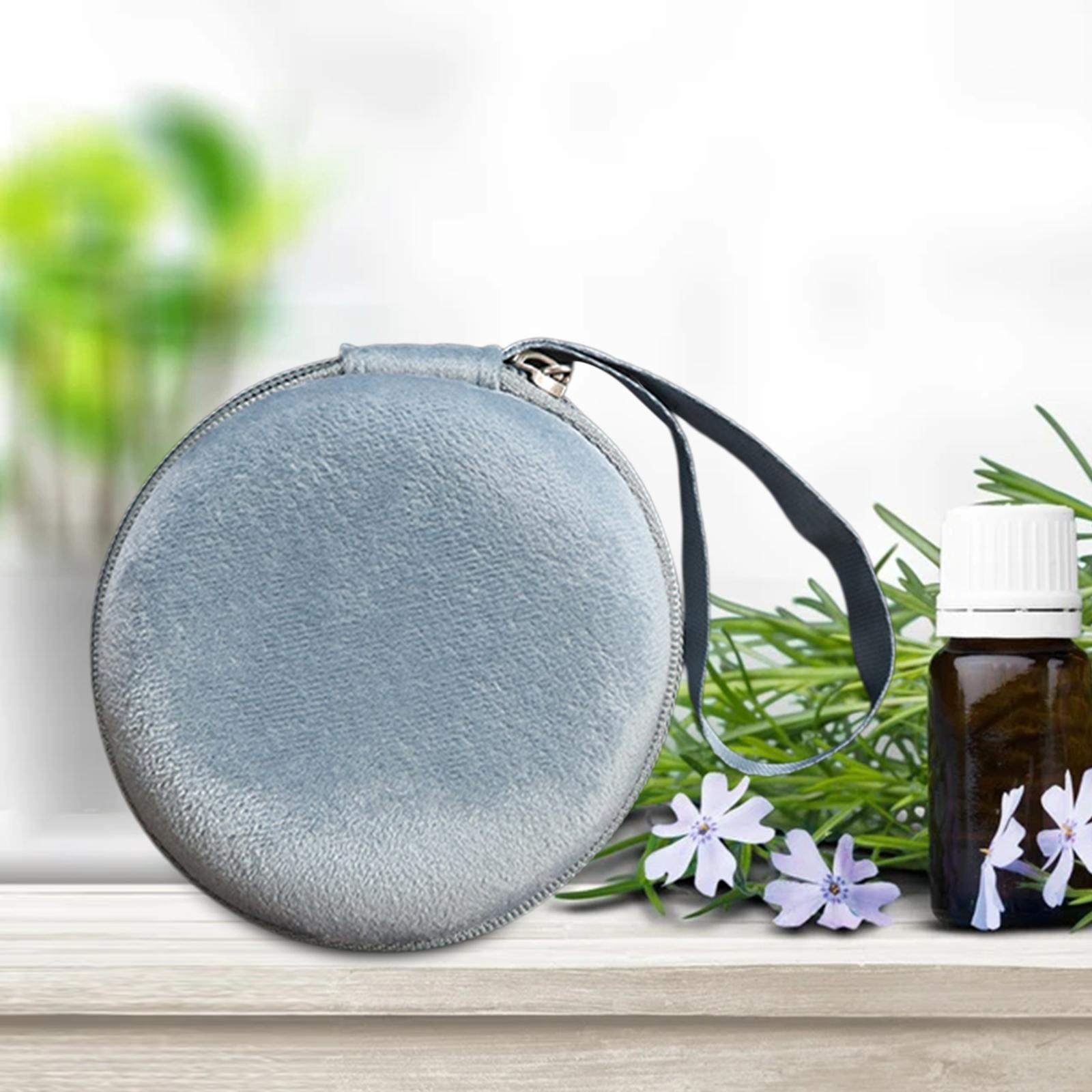 Essential Oil Carrying Case Storage Bags Velvet Round 10 Slot Organizer for Oil Bottle