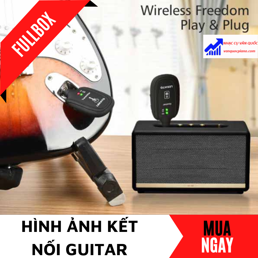 Bộ Thu Phát Tín Hiệu Không Dây Guitar A8 , Guitar Wireless System