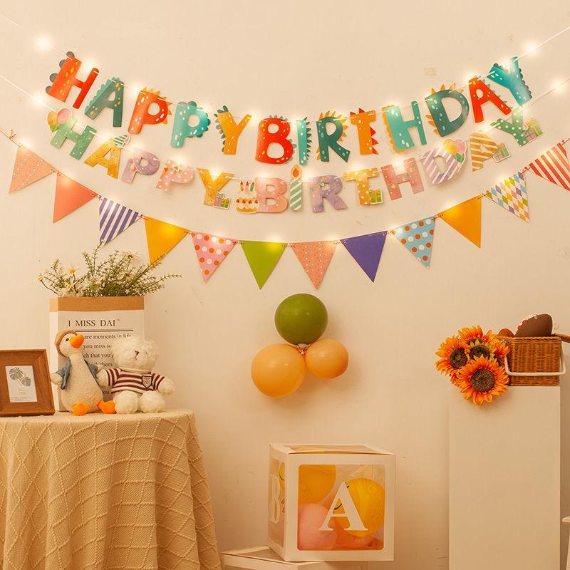 Dây cờ treo trang trí tiệc sinh nhật năm mới