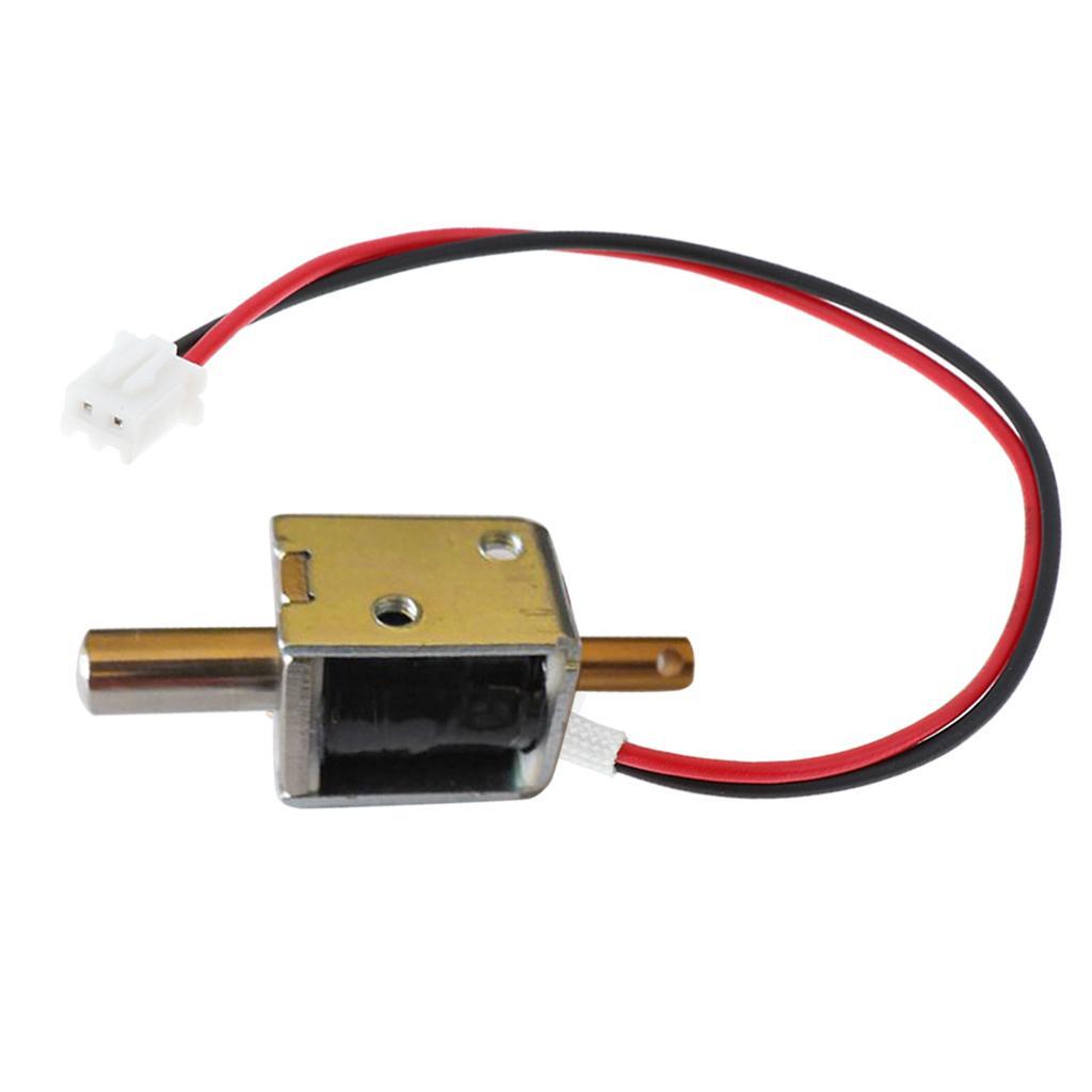2X DC12V Lock Tongue Push-Pull Luggage Electric Solenoid Assembly Door Drawer