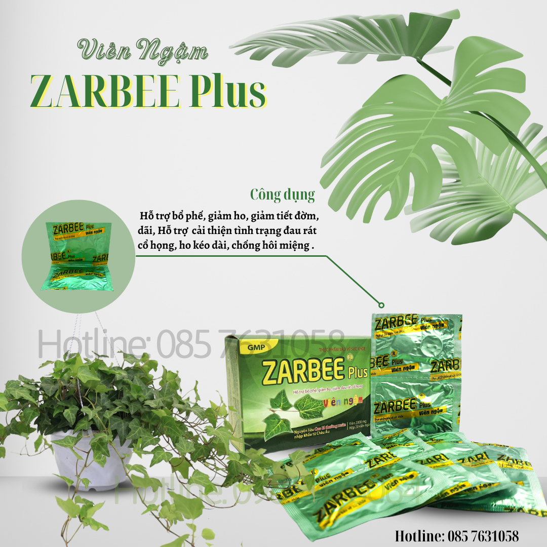 Com Bo 5 Hộp Viên Ngậm Zarbee-Plus
