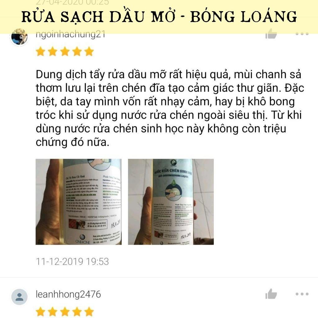 Nước rửa chén sinh học , nước rửa chén hữu cơ, Quê Một Cục, 1 lít