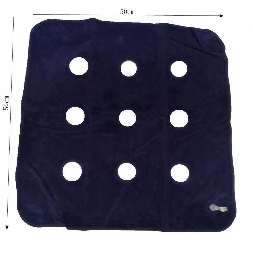 2 Pieces Inflatable Wheel Chair Car Seat Cushion Breathable Bed Sores Pillow