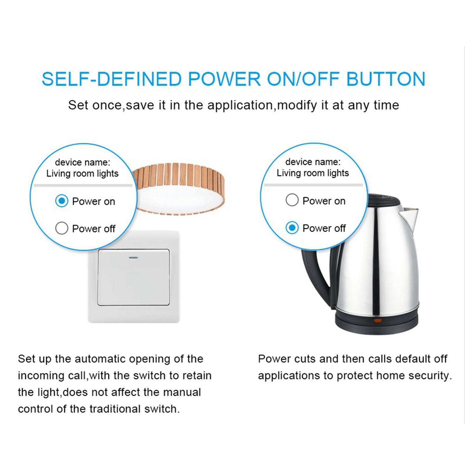 Wifi Wireless Remote Switch Remote Control Electrical Compatible with IFTTT