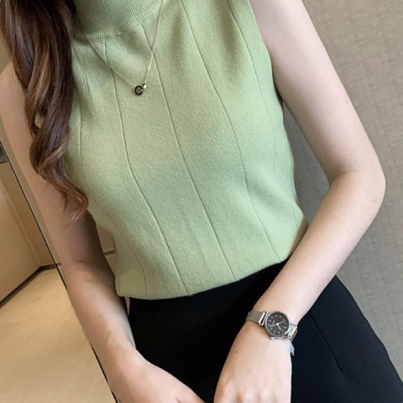 MS121 Áo sát nách cao cổ
