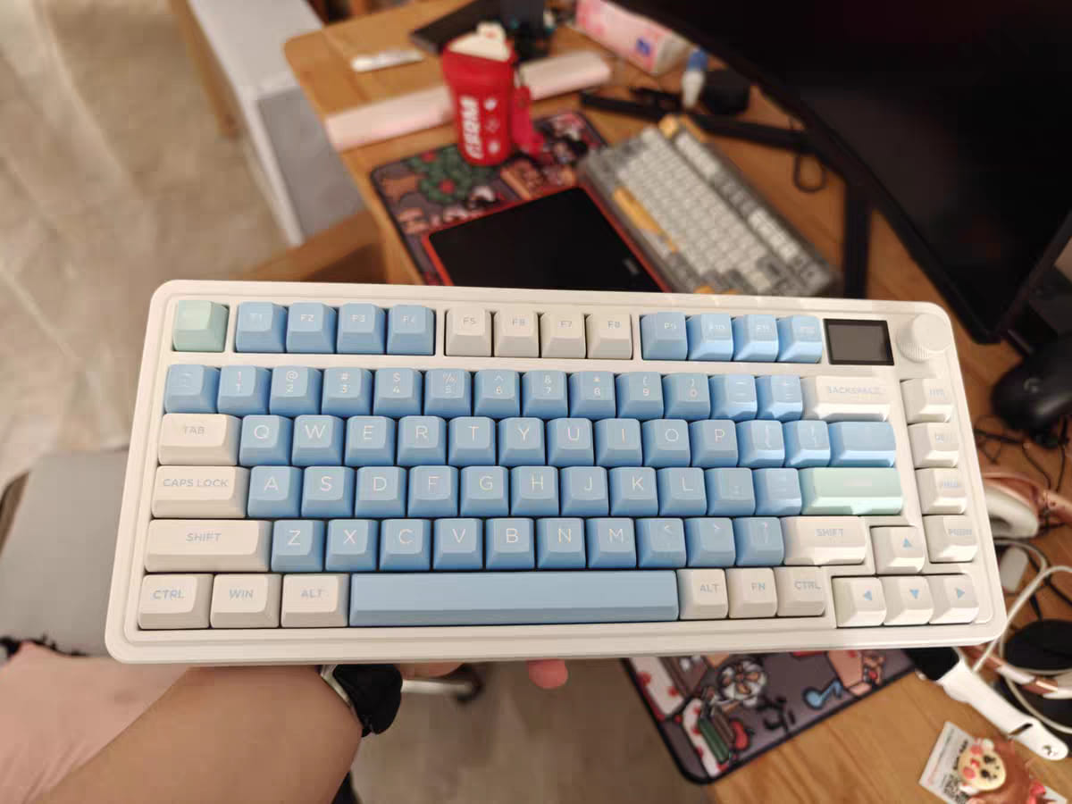 Bàn phím cơ FL-Esports CMK75SAM Lake Placid Blue/Desert Grey