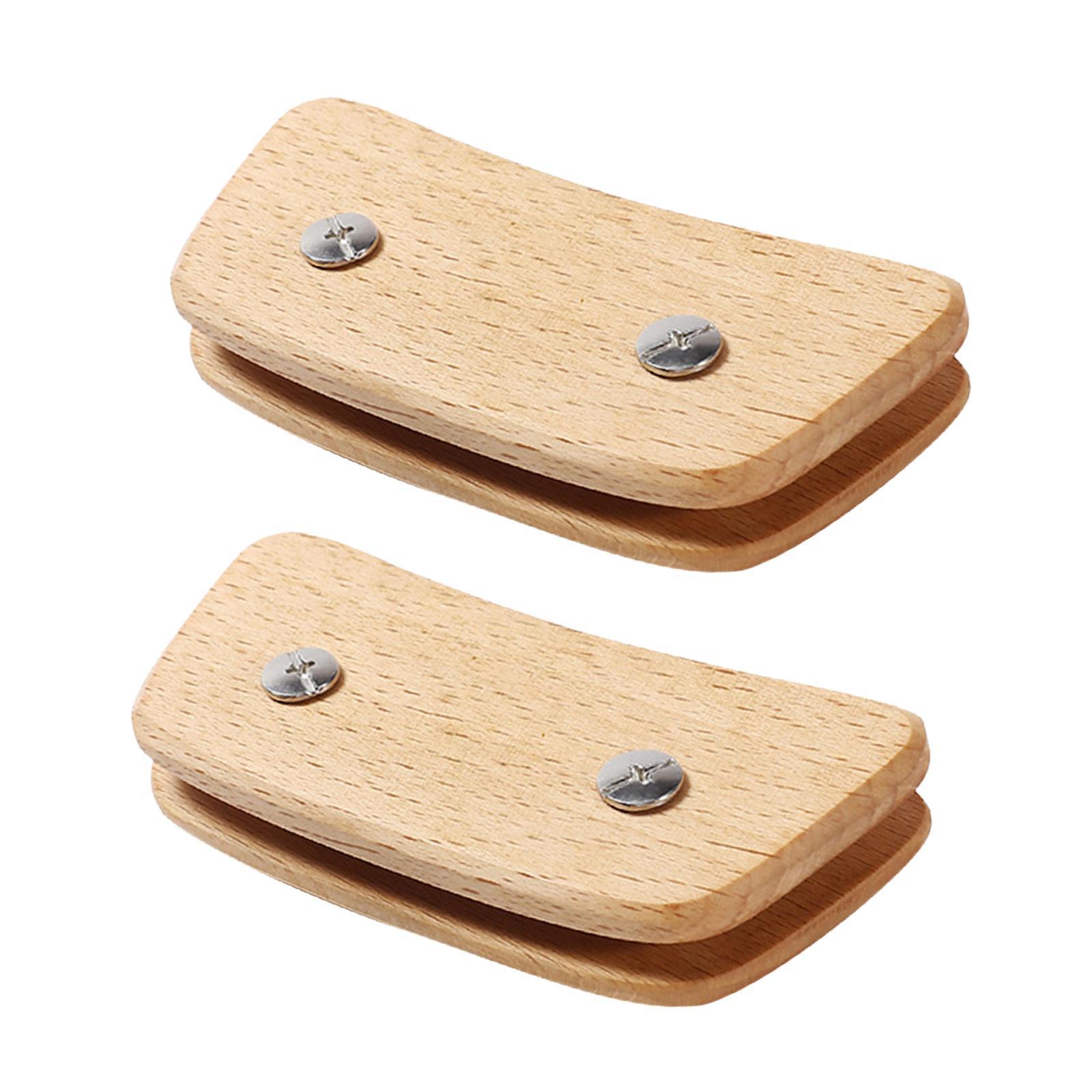 Wooden BBQ Barbecue Pan Handle Scald Proof Heat Resistant for Pot Sauce Pan