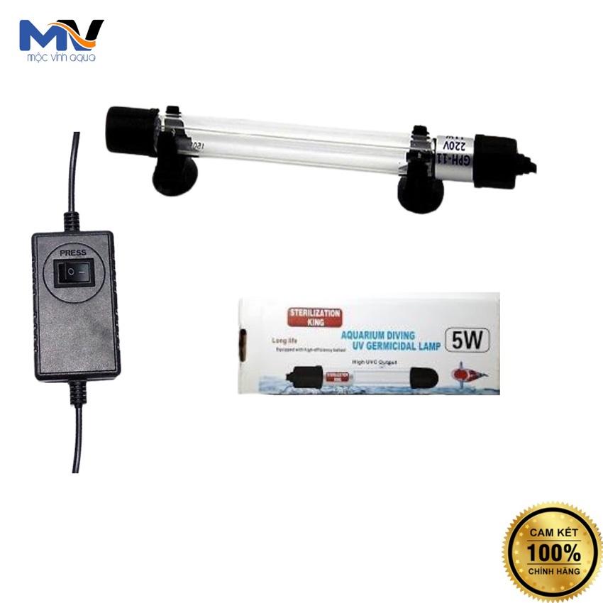 Đèn uv diệt khuẩn diệt tảo có hại cho hồ cá công suất 5w/7w/11w cực tốt