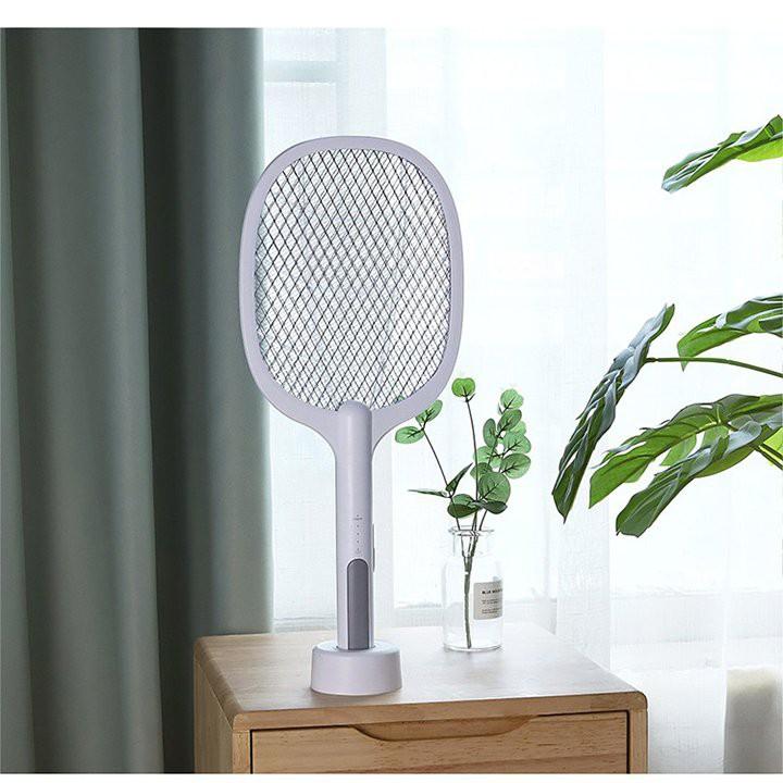 Vợt muỗi cao cấp tự động 2 chức năng, Vợt Muỗi kiêm Đèn Bắt Muỗi 2 trong 1 - Pin sạc cao cấp 1200 mah - Bảo hành 3 tháng