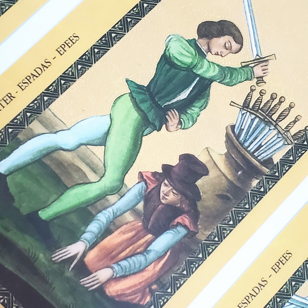 Bộ Bài Golden Tarot Of The Renaissance 7x12 Cm Tặng Đá Thanh Tẩy