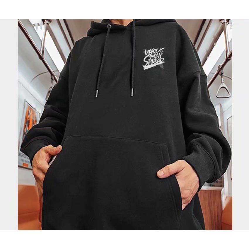 Áo Hoodie Dáng Rộng In Hình Gấu Thời Trang Hip Hop Cá Tính Unisex